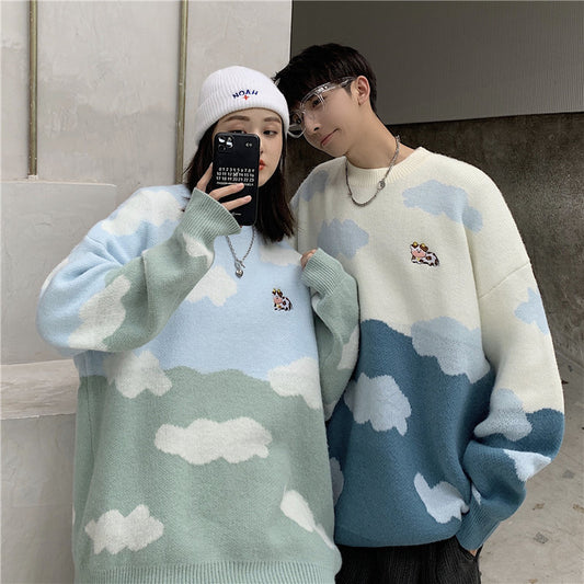Cute Cartoon Cloud Sweater