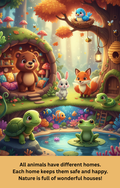 Animals and Their Cozy Homes