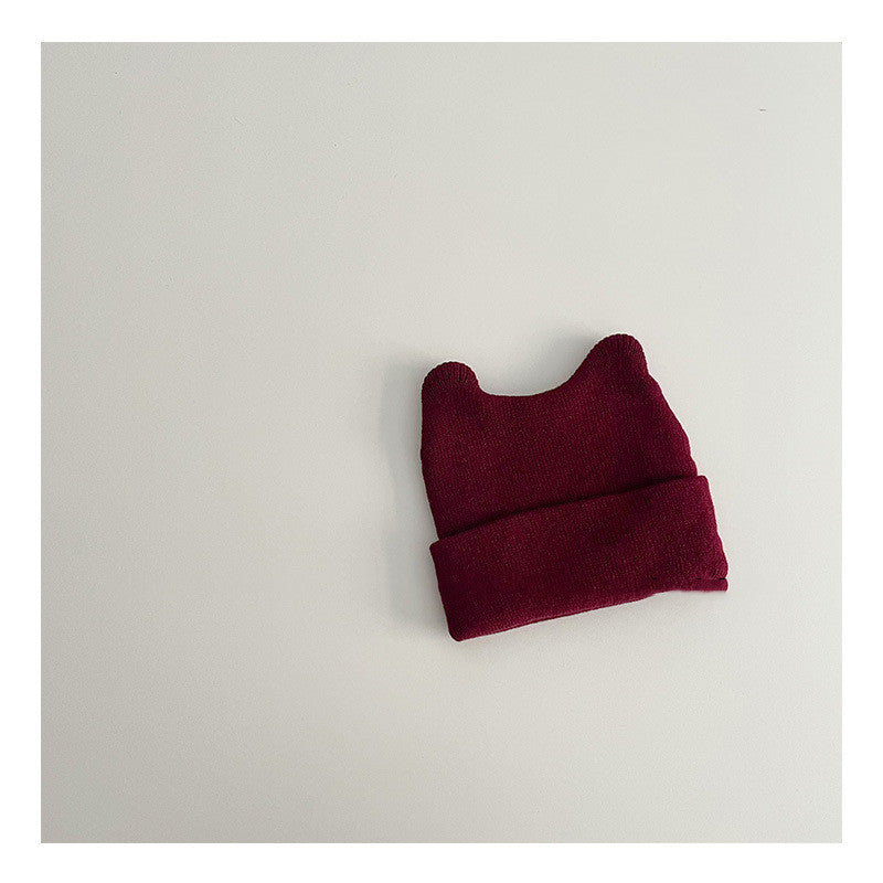 Children's Woolen Cap Knitted Pullover Cap