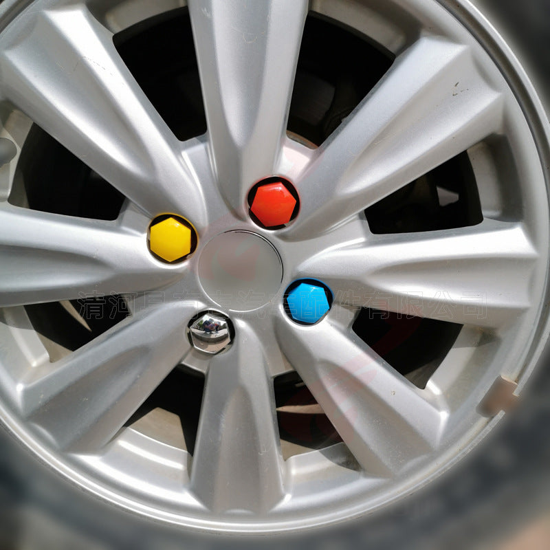 Car Wheel Cap, Tire Cap, Electroplated Black Screw Cap