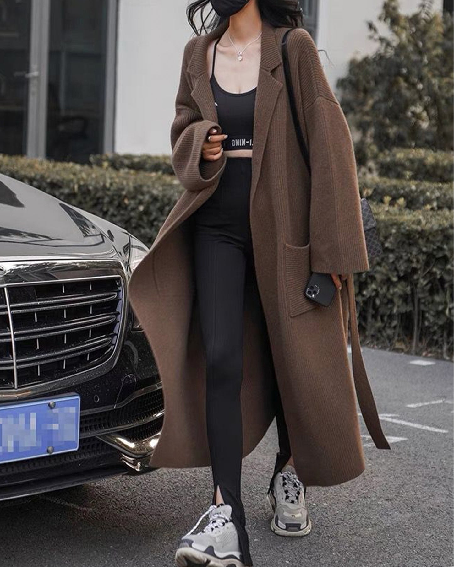 Women’s Alpaca Coffee Knit Sweater