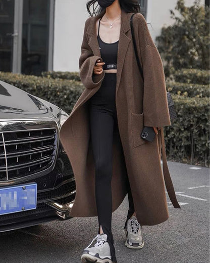 Women’s Alpaca Coffee Knit Sweater