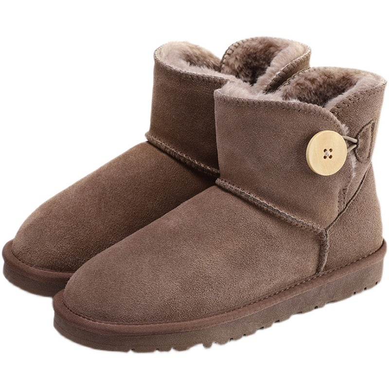 Winter Cotton Flat Shoes