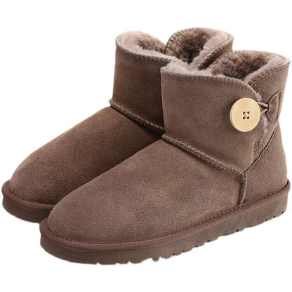 Winter Cotton Flat Shoes