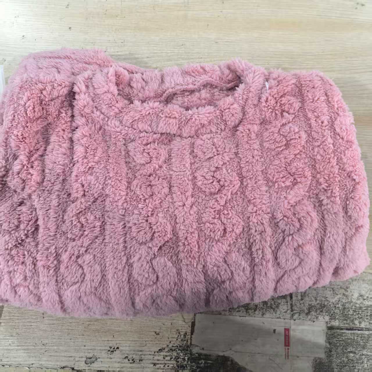 Loose Jacquard Warm Suit Warm Home Clothes