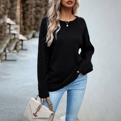 Women’s Simple Round Neck Sweater