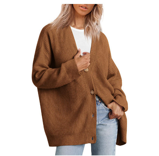 Women’s Solid Color Cardigan Sweater