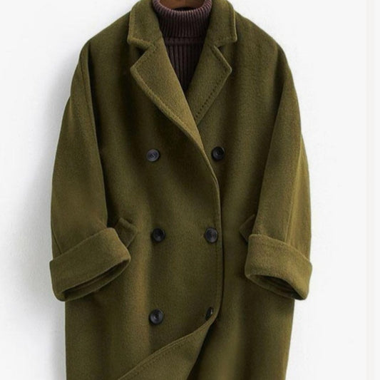 Double-Faced Long Wool Coat