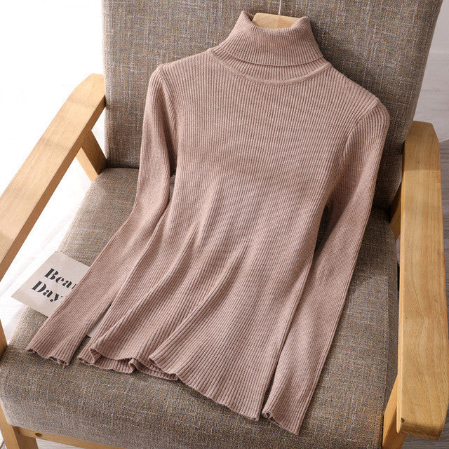 Basic High-Neck Sweater for Women