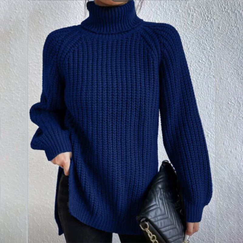 Women’s Split Turtleneck Pullover
