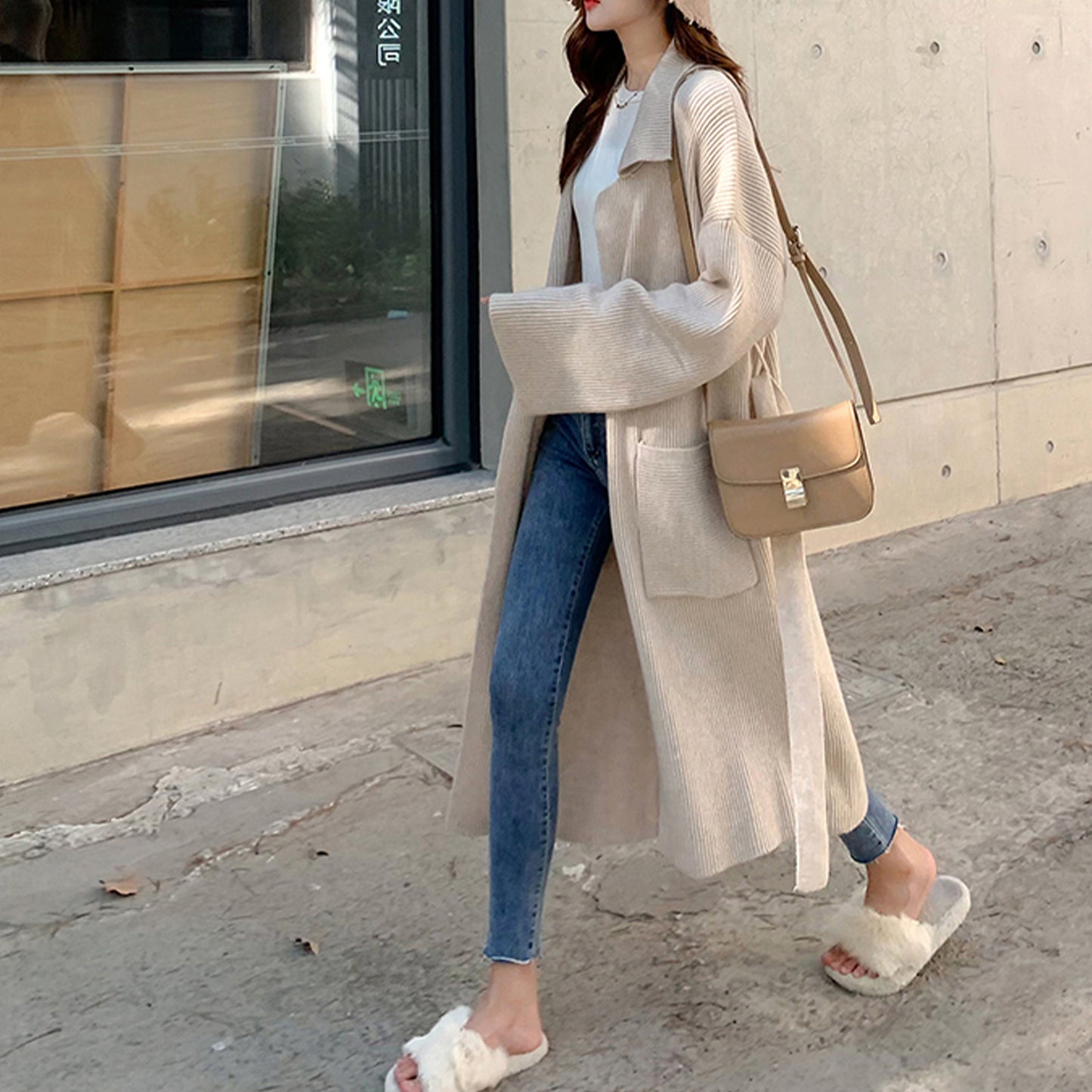 Women’s Alpaca Coffee Knit Sweater