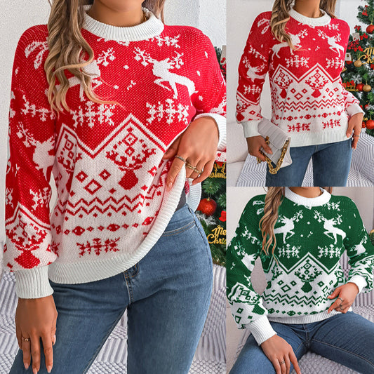 Women’s Pattern Christmas Hoodie Sweater