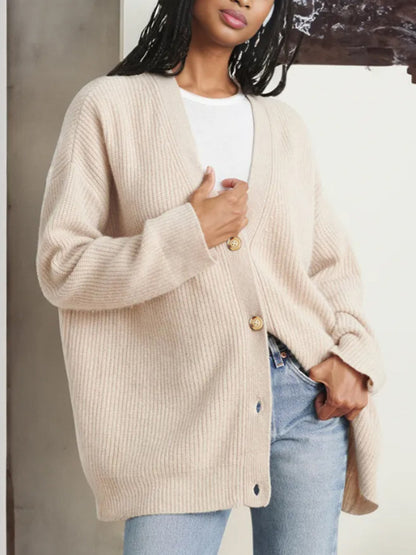 Women’s Solid Color Cardigan Sweater