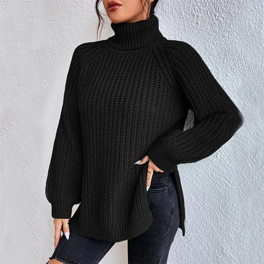 Women’s Split Turtleneck Pullover