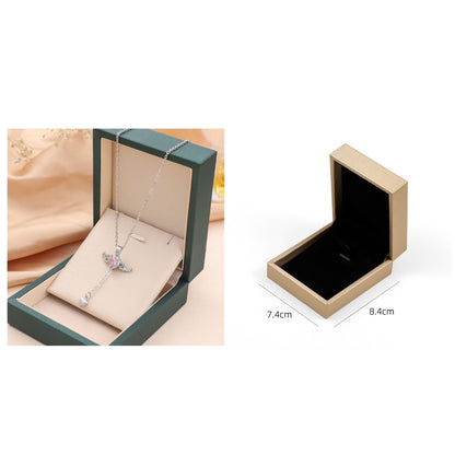 Cupid Heart Angel Wings Necklace