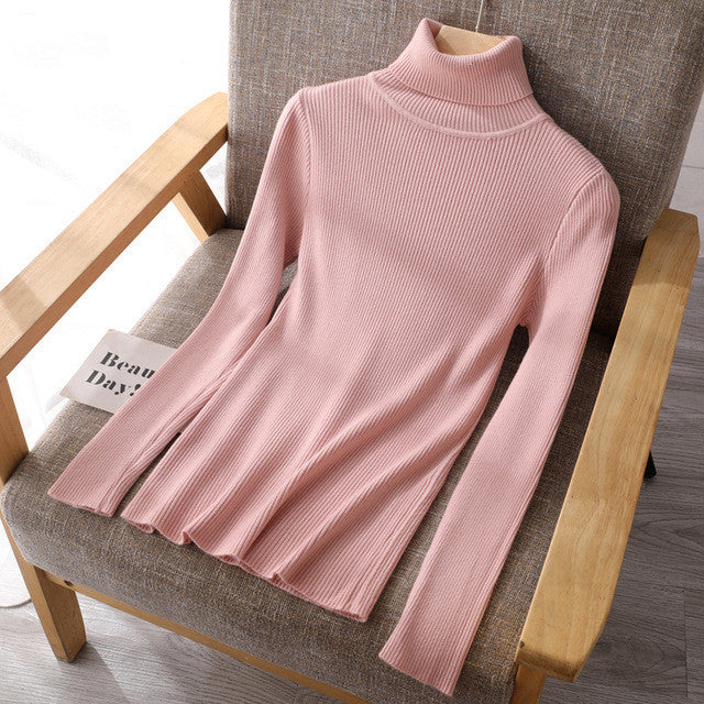 Basic High-Neck Sweater for Women