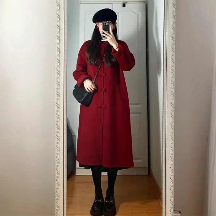 Petite Hepburn Woolen Coat