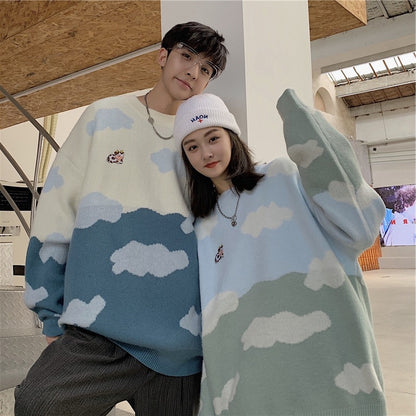 Cute Cartoon Cloud Sweater