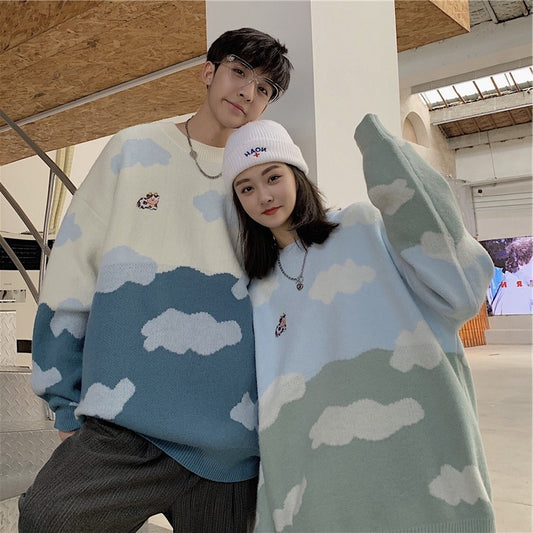 Cute Cartoon Cloud Sweater
