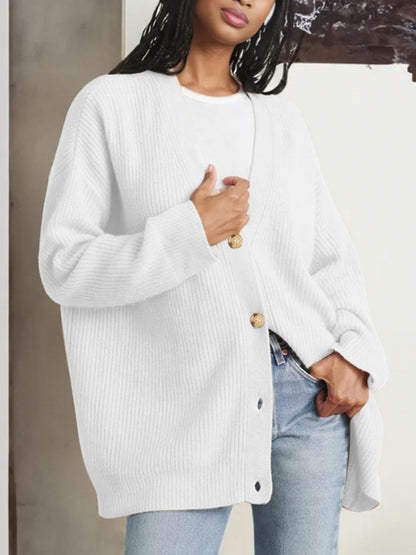 Women’s Solid Color Cardigan Sweater