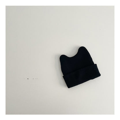 Children's Woolen Cap Knitted Pullover Cap