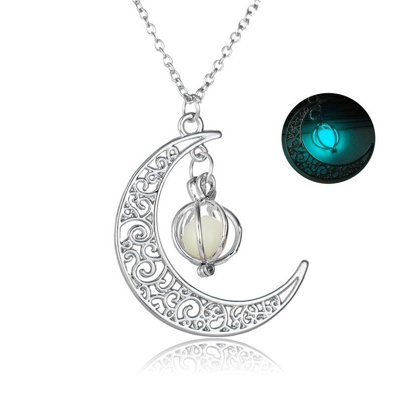 Luminous Moon Stone Healing Necklace