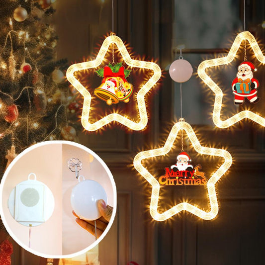 LED Christmas Star Pendant Decoration