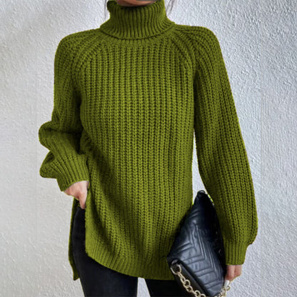 Women’s Split Turtleneck Pullover