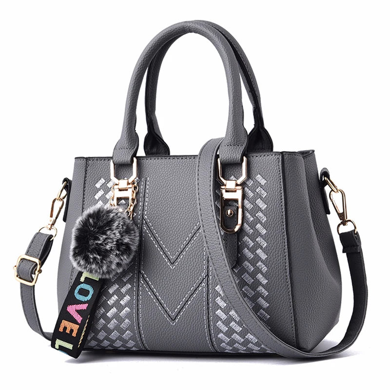 Women’s Embroidery Leather Handbag