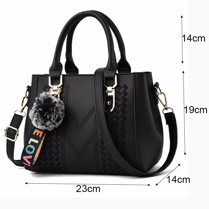 Women’s Embroidery Leather Handbag