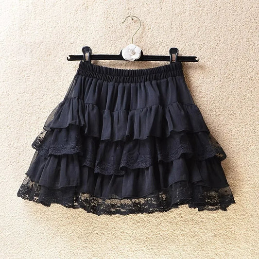 Women’s Gothic Lace Tutu Skirt