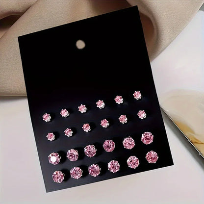 Elegant Crystal Stud Earrings