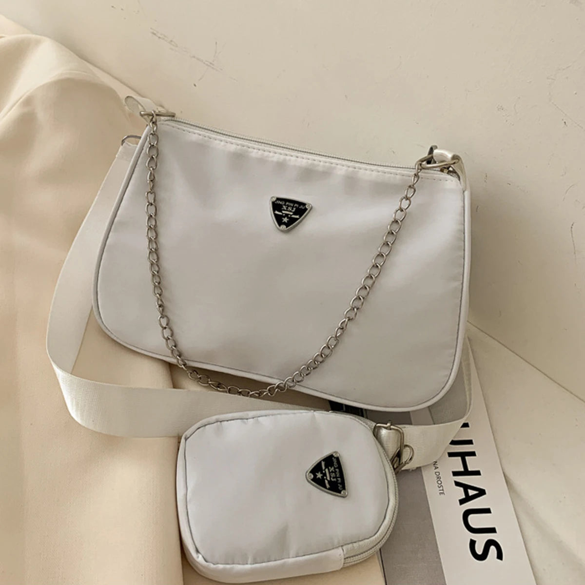 Nylon Crossbody Bag Women