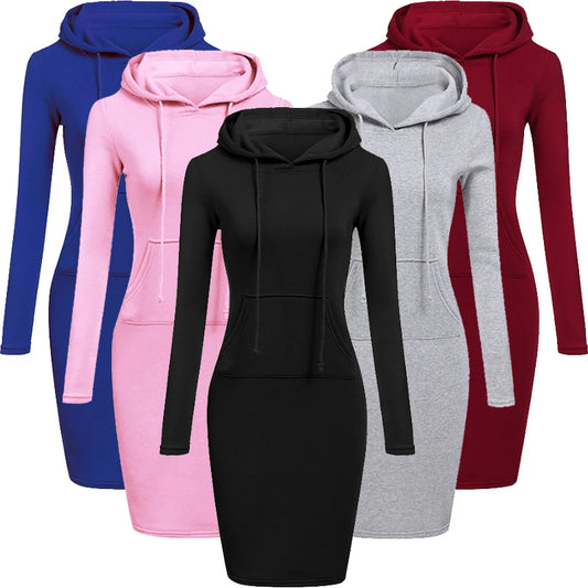 Women’s Autumn Hoodie Dress