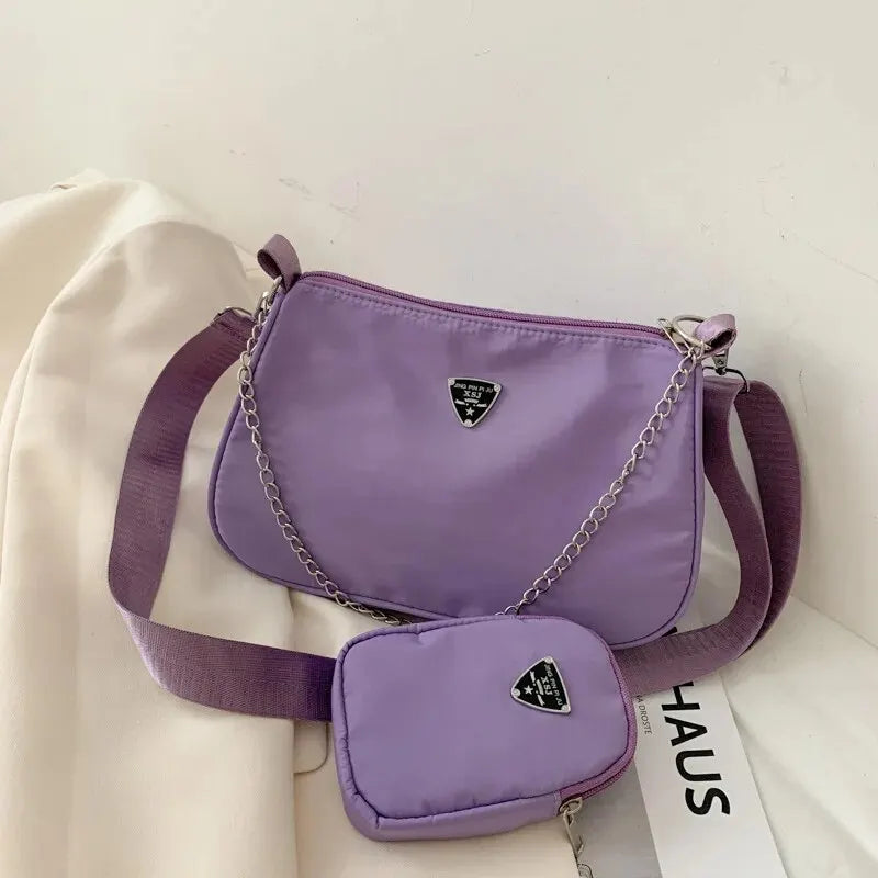 Nylon Crossbody Bag Women