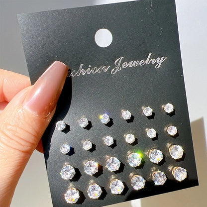 Elegant Crystal Stud Earrings