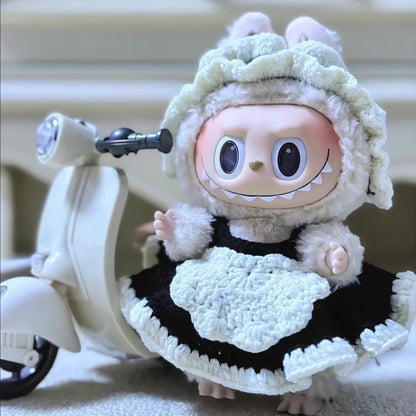 Mini Labubu Doll Motorcycle Toy