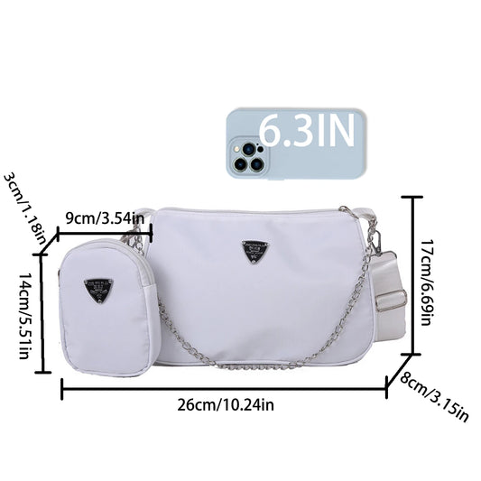 Nylon Crossbody Bag Women