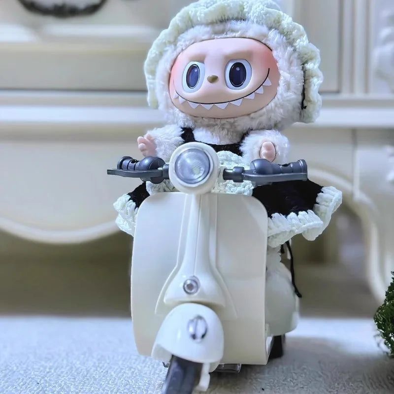 Mini Labubu Doll Motorcycle Toy