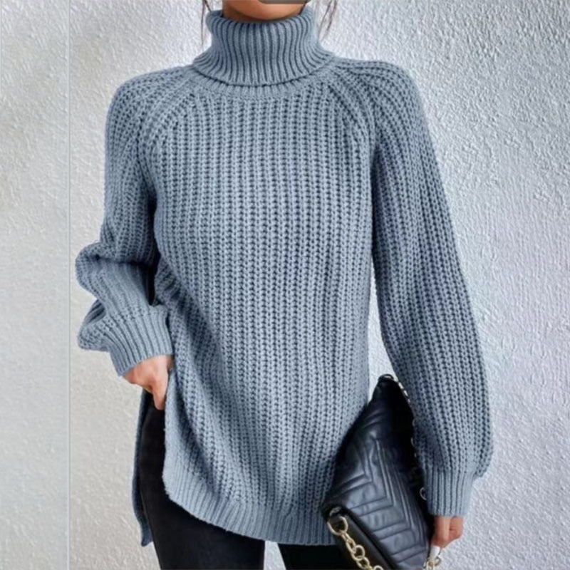 Women’s Split Turtleneck Pullover