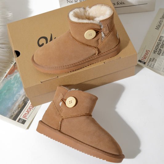 Winter Cotton Flat Shoes