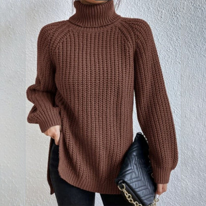 Women’s Split Turtleneck Pullover