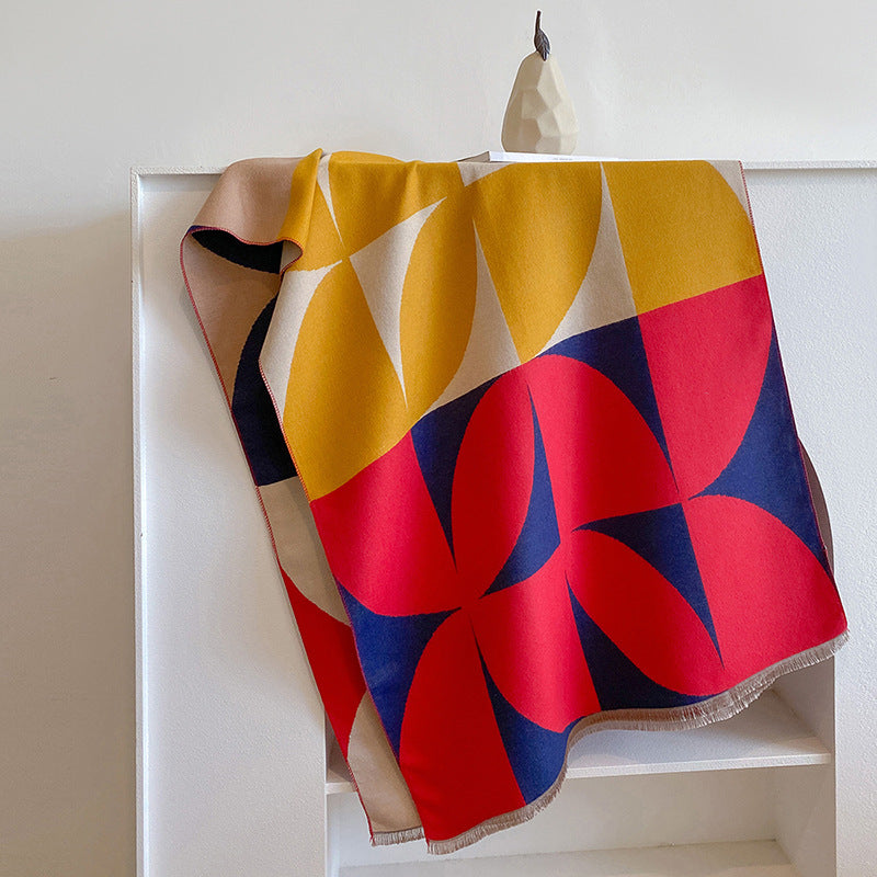 Fashion Artificial Cashmere Thick Warm Scarf