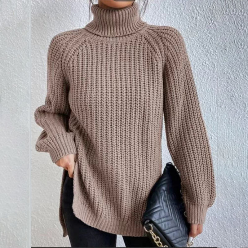Women’s Split Turtleneck Pullover
